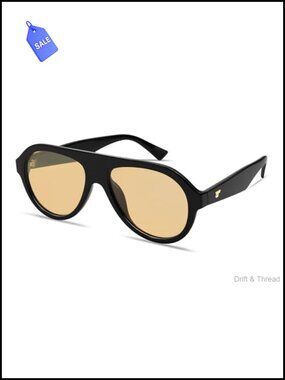 Retro Big Aviator Polarized Sunglasses for Men Women Unisex Adults
